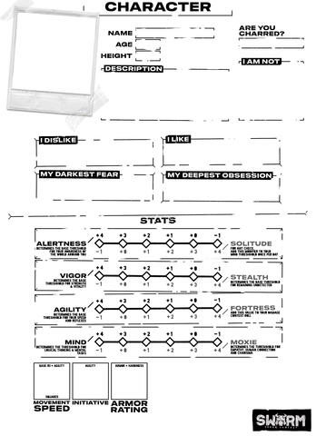 character sheet for ttrpg system