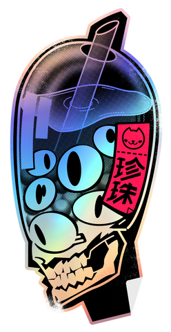 Holo Sticker Mockup